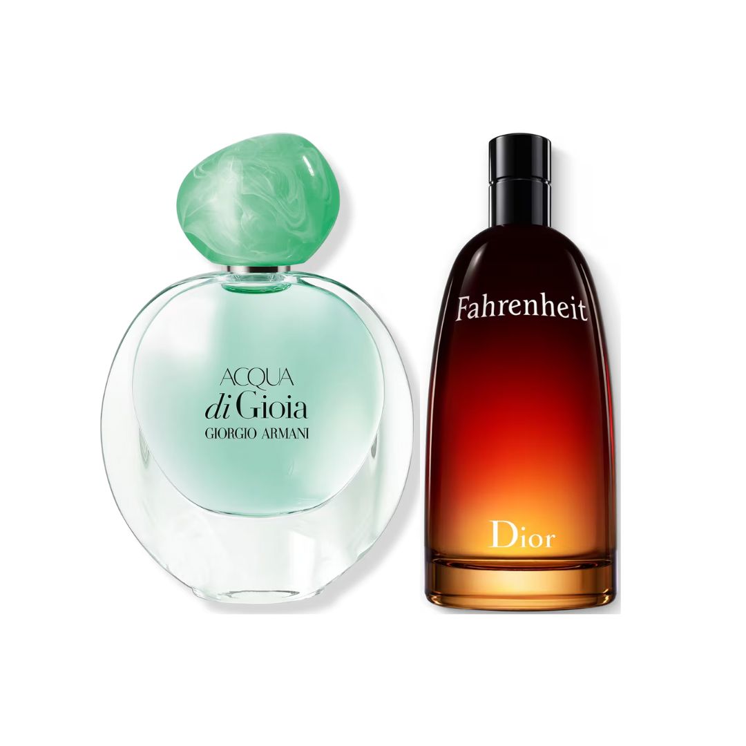 PERFUMES ACQUA DI GIOLA+FHARENHEIT DIOR